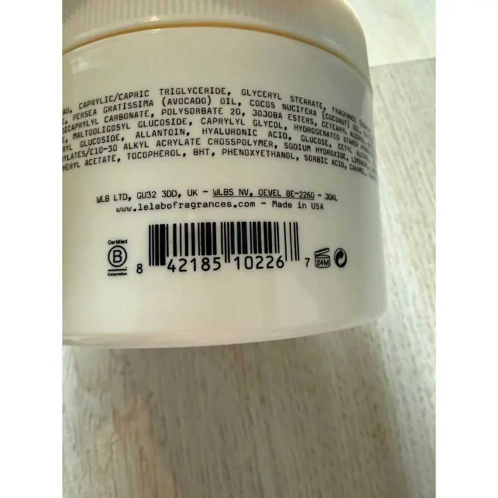 $62 New Le Labo Hinoki Body Cream 250ml 8.3oz New Sealed Luxury Moisturizer